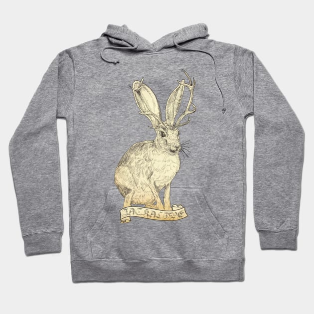 Jackalope Hoodie by Hiraeth Tees